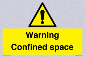 Warning Confined space
